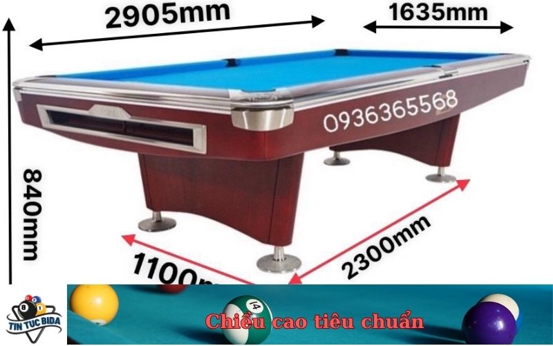 Chiều cao tiêu chuẩn mới