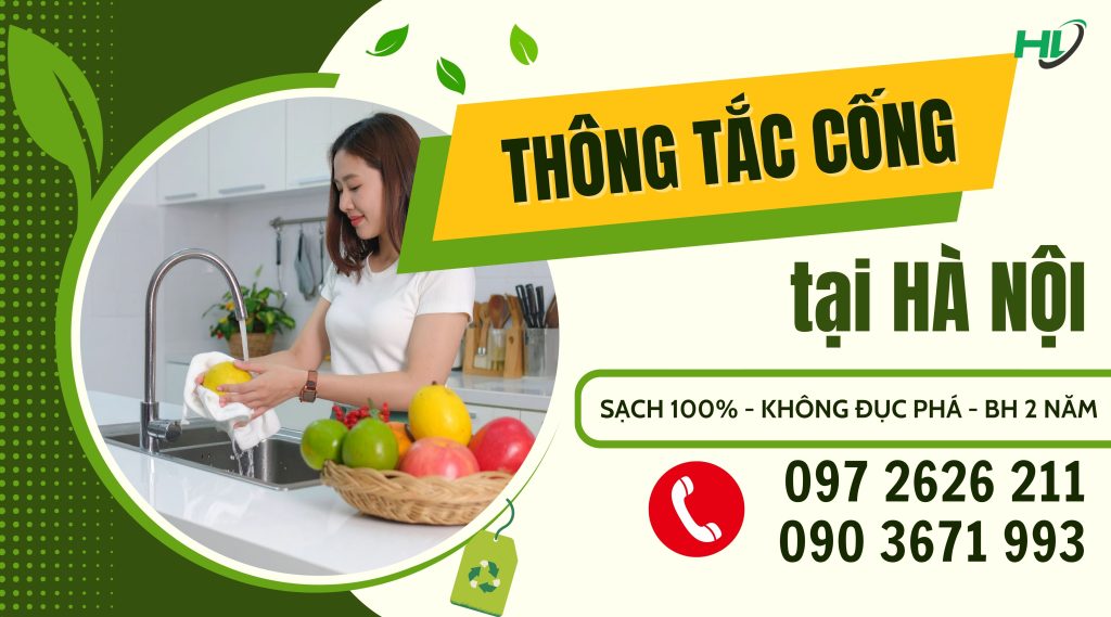 thông tắc cống tại Hà Nội