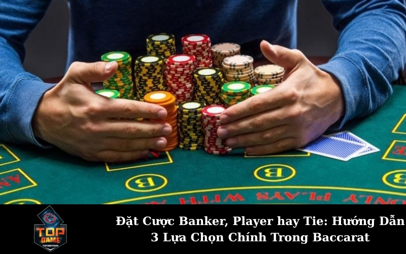 Đặt Cược Banker, Player hay Tie: Hướng Dẫn 3 Lựa Chọn Chính Trong Baccarat