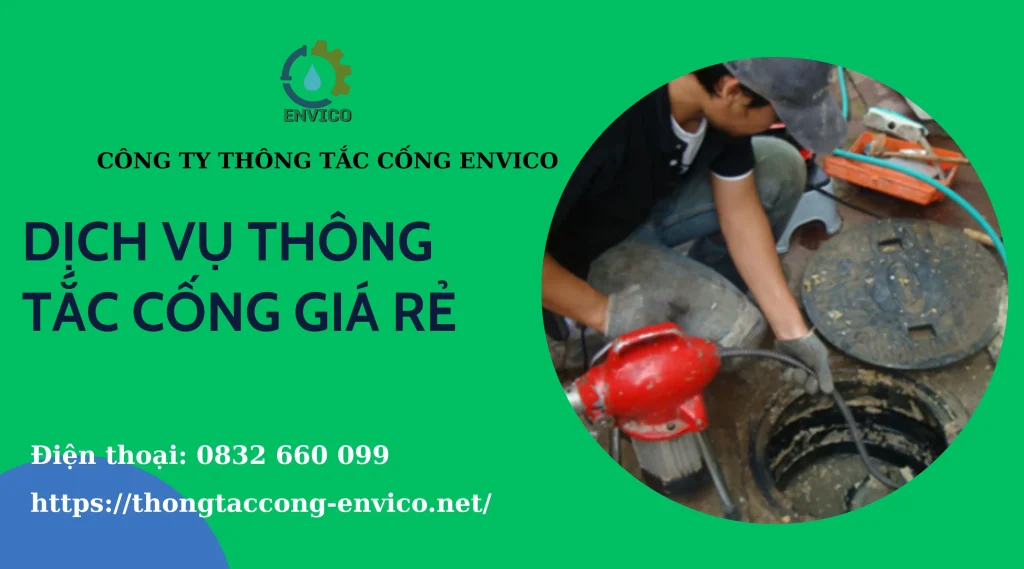 Dịch vụ thông tắc cống
